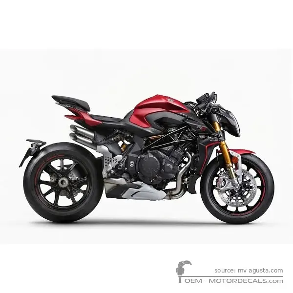 MV Agusta BRUTALE 1000 RR 2024 - Red Matte / Black Matte