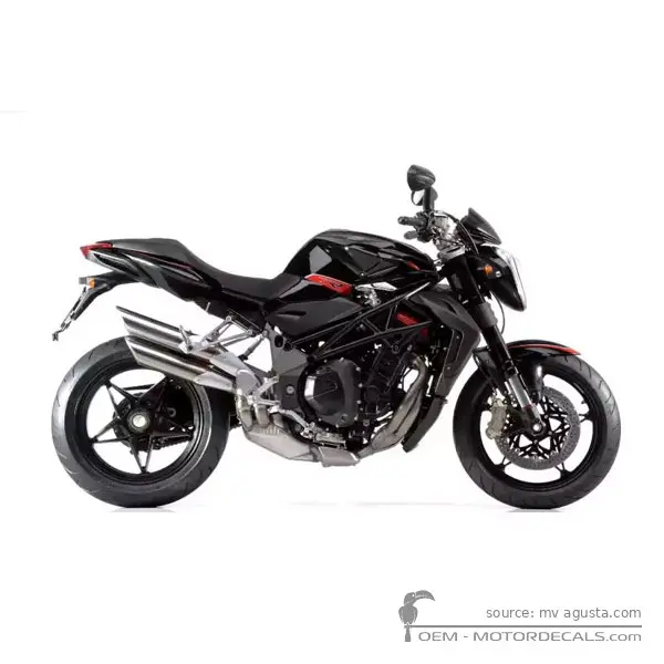 MV Agusta BRUTALE 1090R 2012 - Metallic Black