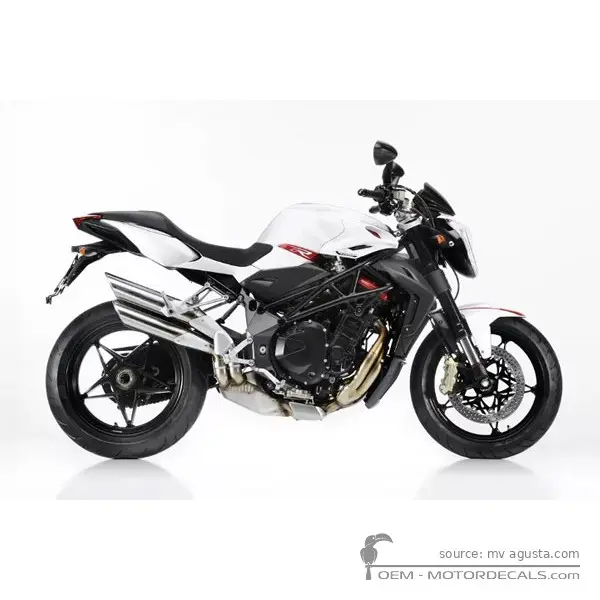 MV Agusta BRUTALE 1090R 2012 - Pearl White / Black