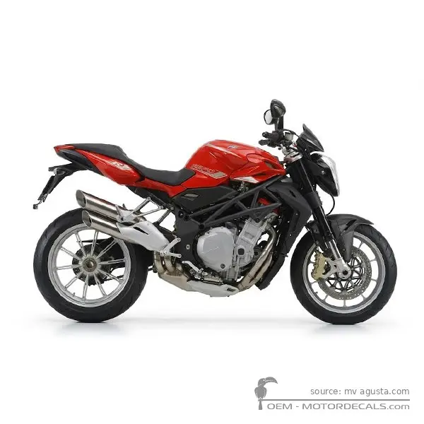 MV Agusta BRUTALE 1090R 2013 - Pastel Red