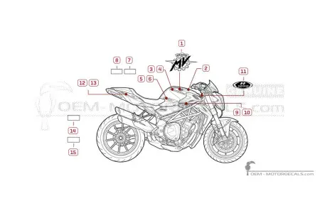 MV Agusta BRUTALE 1090R 2013