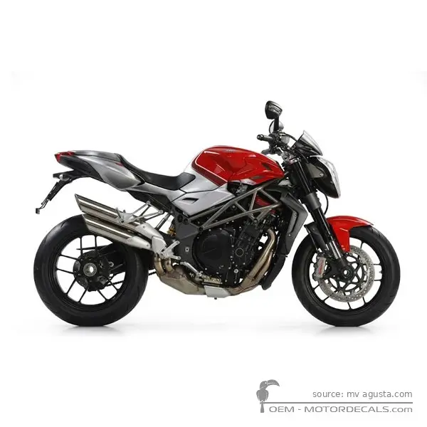 MV Agusta BRUTALE 1090RR 2010 - Red/Silver