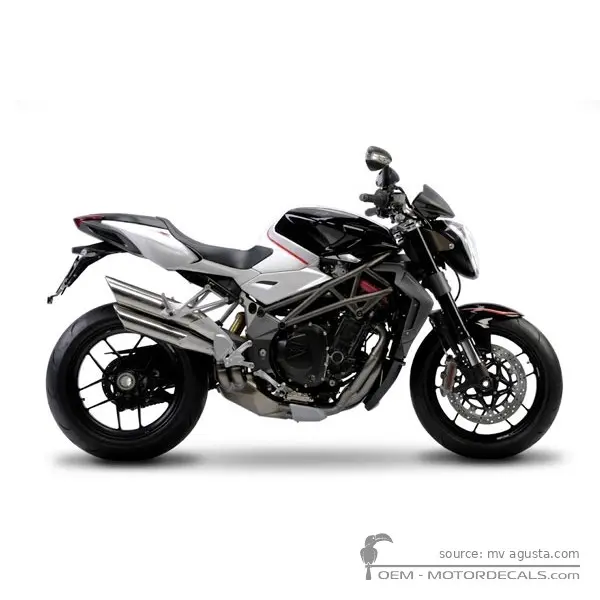 MV Agusta BRUTALE 1090RR 2010 - White/Black