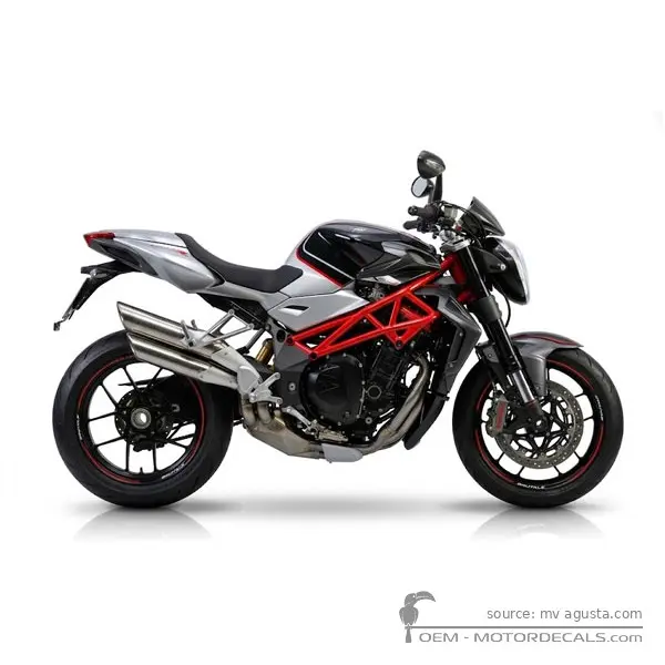 MV Agusta BRUTALE 1090RR 2011 - Silver / Titanium Grey