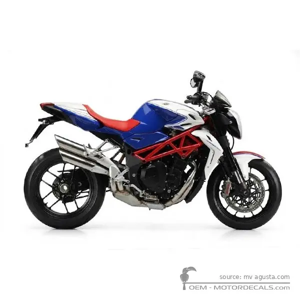 MV Agusta BRUTALE 1090RR America 2012 - Red/White/Blue