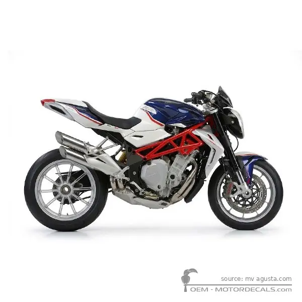 MV Agusta BRUTALE 1090RR 2014 - White/Blue