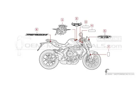 MV Agusta BRUTALE 675 2013