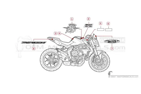 MV Agusta BRUTALE 800 2015