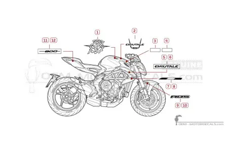 MV Agusta BRUTALE 800 2016