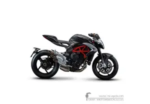 Aufkleber für MV Agusta BRUTALE 800 2017 • MV Agusta OEM-Aufkleber