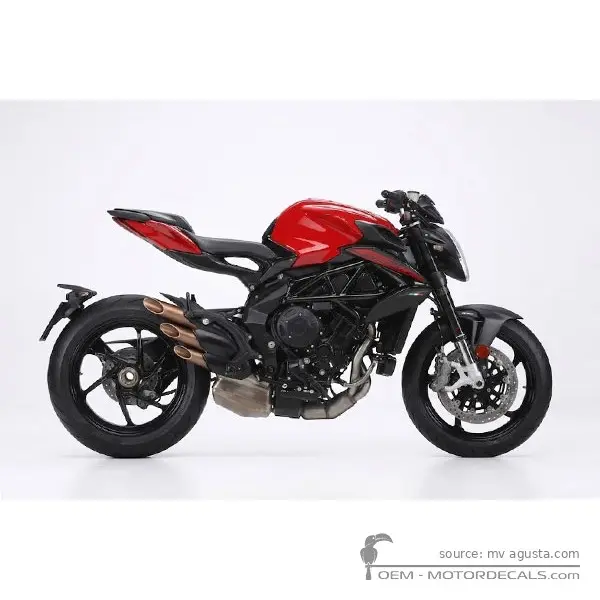 MV Agusta BRUTALE 800 2019 - Fire Red / Night Grey