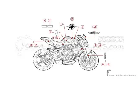 MV Agusta BRUTALE 800RR 2016