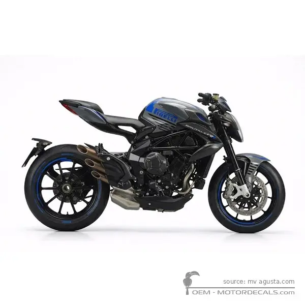 MV Agusta BRUTALE 800RR Pirelli 2019 - Blue / Gray