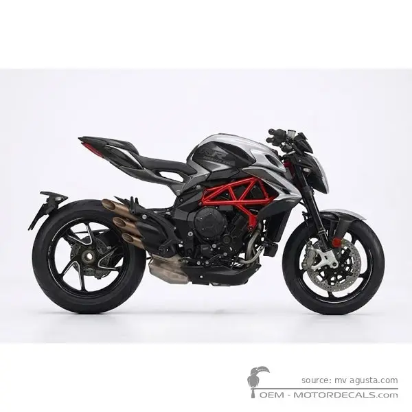 MV Agusta BRUTALE 800RR 2020 - Silver / Gray