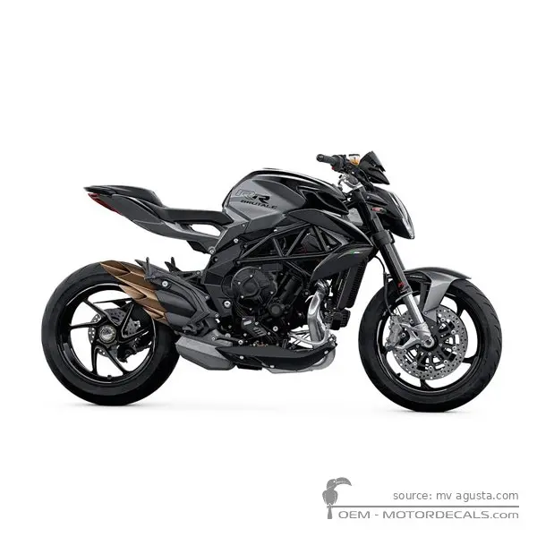MV Agusta BRUTALE 800RR 2022 - Black / Gray