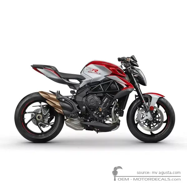 MV Agusta BRUTALE 800RR 2023 - Red / White