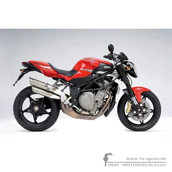 MV Agusta BRUTALE 989R 2008 - Pastel Red