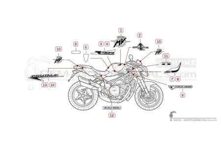 MV Agusta BRUTALE 989R 2008