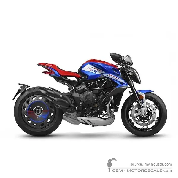 MV Agusta DRAGSTER RR SCS America 2023 - Ago Red / Mica America Blue