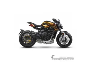 Aufkleber für MV Agusta DRAGSTER RR SCS 2023 • MV Agusta OEM-Aufkleber