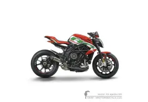 Pegatinas para MV Agusta DRAGSTER RC SCS 2023 • MV Agusta Pegatinas OEM