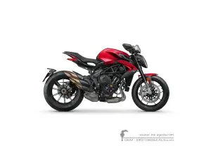 Aufkleber für MV Agusta DRAGSTER R 2023 • MV Agusta OEM-Aufkleber