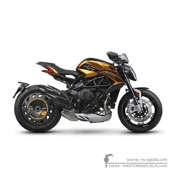 MV Agusta DRAGSTER RR SCS 2024 - Metallic Pearl Yellow / Intense Black