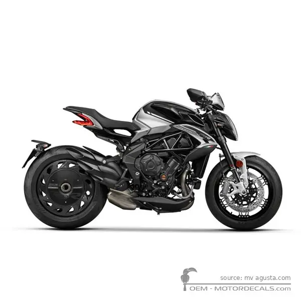 MV Agusta DRAGSTER RR Ottantesimo 2025 - Black Carbon Metallic Silver