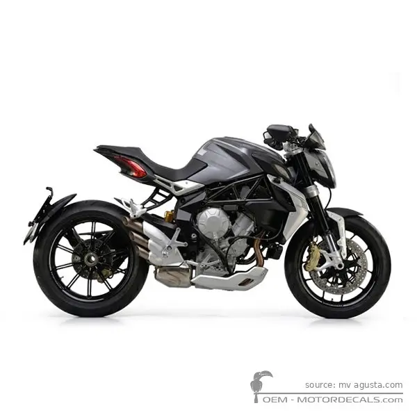 MV Agusta DRAGSTER 800 2015 - Matt Metallic Grey