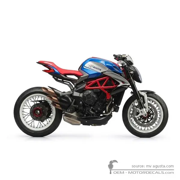 MV Agusta DRAGSTER 800 RR America 2018 - America Livery Blue