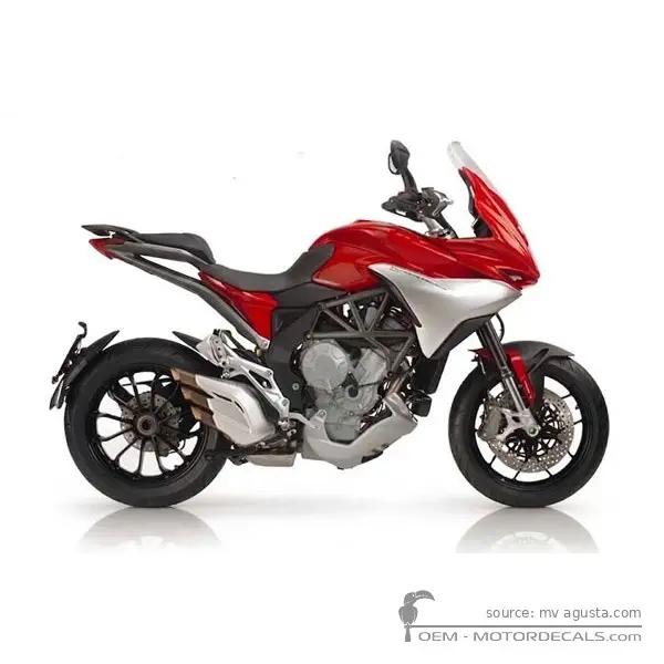 MV Agusta TURISMO VELOCE 800 2017 - Red/Silver