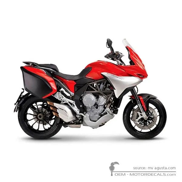 MV Agusta TURISMO VELOCE 800 Lusso 2017 - Red/Silver