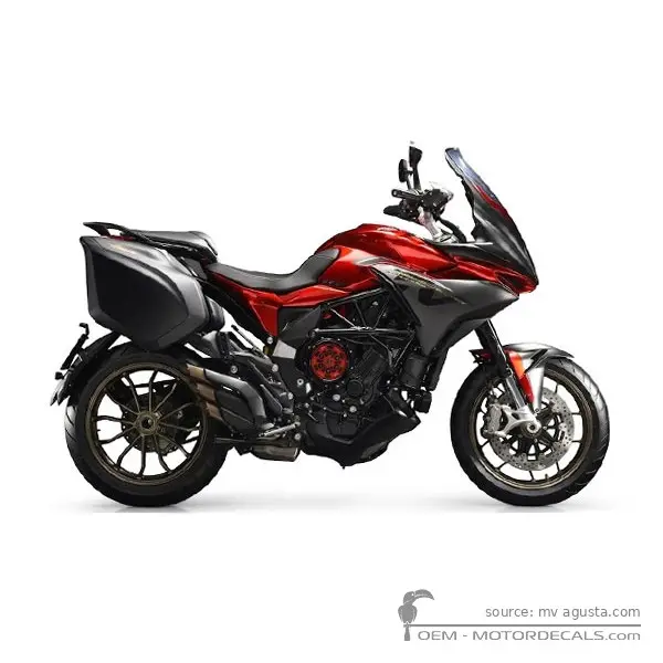 MV Agusta TURISMO VELOCE Lusso SCS 2018 - Red / Gray