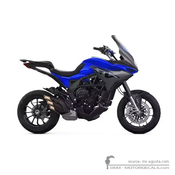 MV Agusta TURISMO VELOCE 800 2019 - Blue / Gray