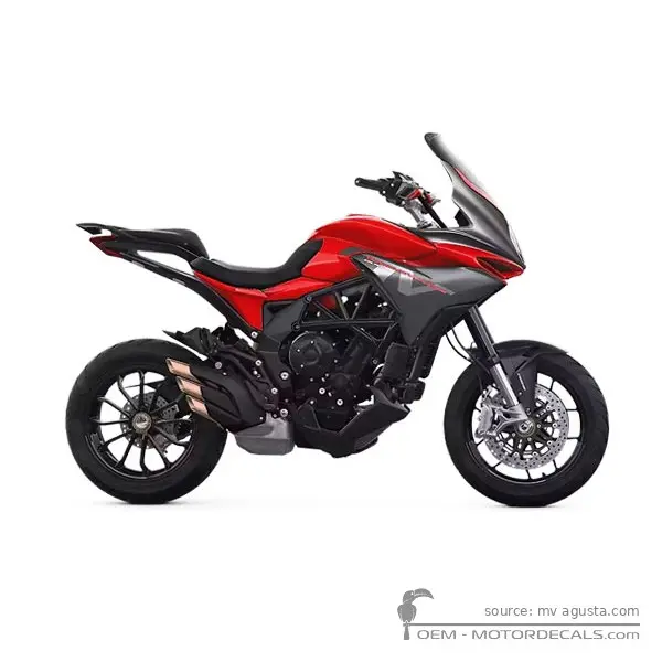 MV Agusta TURISMO VELOCE 800 2019 - Red / Gray