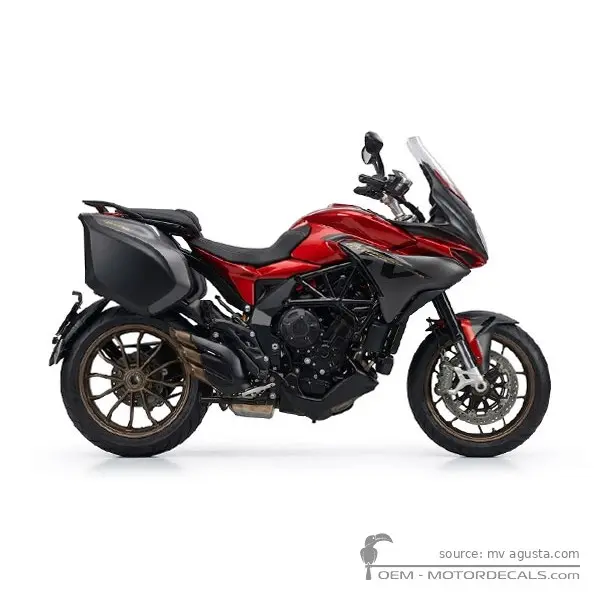 MV Agusta TURISMO VELOCE Lusso 2019 - Red / Silver