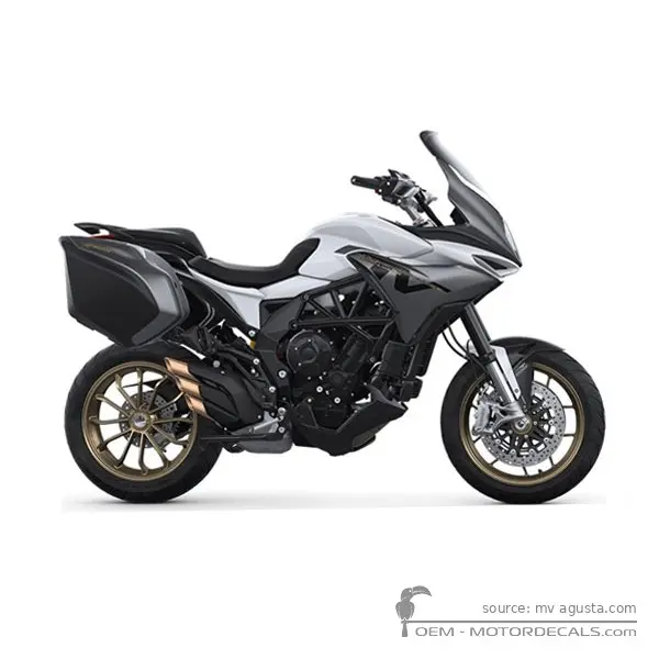 MV Agusta TURISMO VELOCE Lusso 2019 - White / Gray