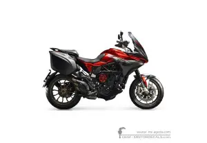 Aufkleber für MV Agusta TURISMO VELOCE Lusso SCS 2020 • MV Agusta OEM-Aufkleber