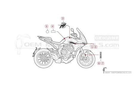 MV Agusta TURISMO VELOCE 800 Rosso 2021