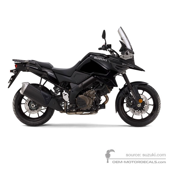 Pegatinas para Suzuki DL1050 VSTROM 2020 - Negro • Suzuki Pegatinas OEM