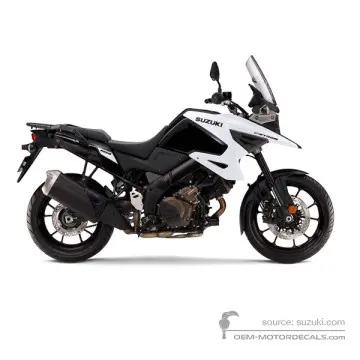 Suzuki DL1050 VSTROM 2020 - Czarno Biały - Glass Sparkle Black / Pearl Brilliant White