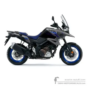 Suzuki DL1050XT VSTROM 2021 - Szary - Metallic Oort Gray No.3 / Glass Sparkle Black