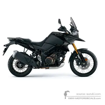 Suzuki DL1050DE VSTROM 2023 - Czarny - Glass Sparkle Black / Metallic Matt Black No.2