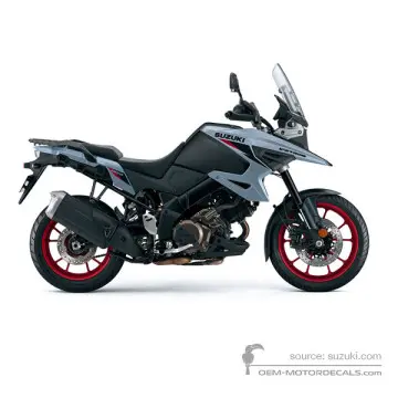 Suzuki DL1050 VSTROM 2023 - Szary - Glass Matt Mechanical Grey / Metallic Matt Black No.2