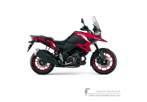 Adesivi per Suzuki DL1050 VSTROM 2023 - Nero Rosso • Suzuki Adesivi OEM