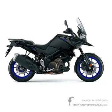 Suzuki DL1050 VSTROM 2024 - Noir - Metallic Mat Black