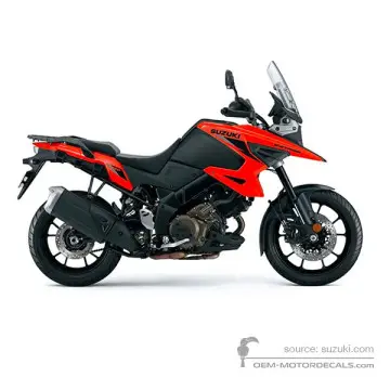 Suzuki DL1050 VSTROM 2024 - Naranja - Glass Blaze Orange