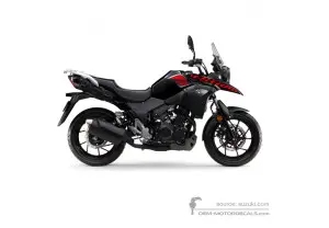Decals for Suzuki DL250 VSTROM 2018 - Black • Suzuki OEM Decals