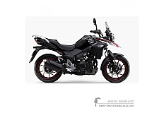 Decals for Suzuki DL250 VSTROM 2020 - Black • Suzuki OEM Decals