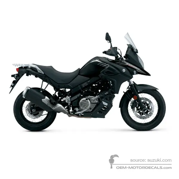 Suzuki DL650XT VSTROM 2017 - Zwart - Glass Sparkle Black